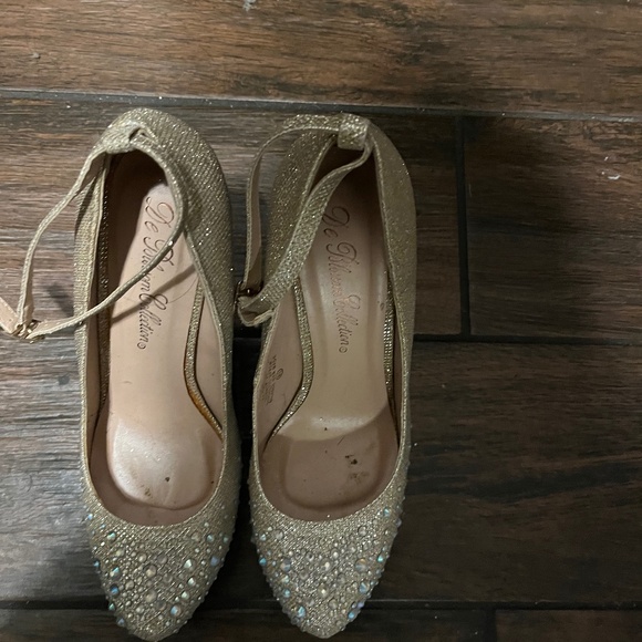Sparkly heels with high platform - Picture 1 of 3
